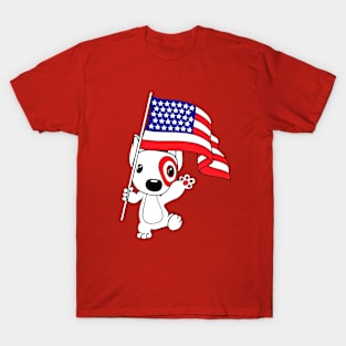 American Flag Bullseye Team Member T-Shirt